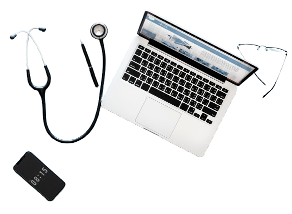 Laptop & Stethoscope Guidance